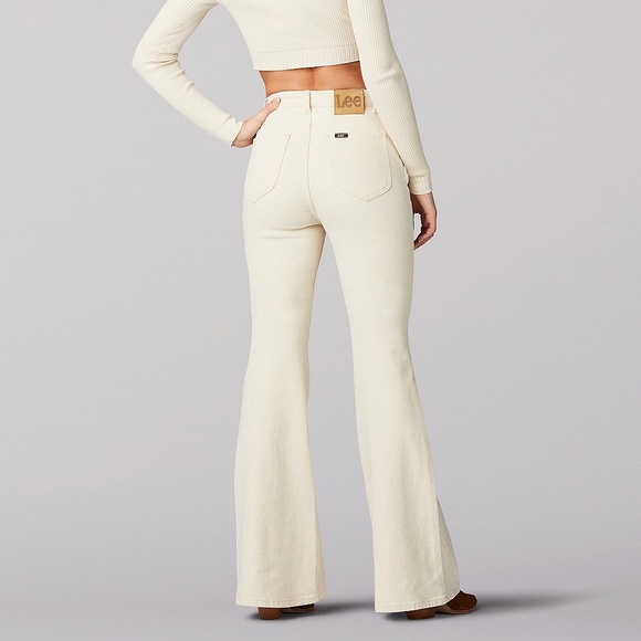 Lee VINTAGE MODERN FLARE ECRU 70’s bell bottoms - Picture 3 of 6